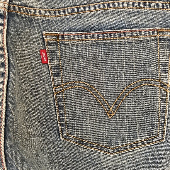 Vintage Y2K Levi’s 545 Jeans Women’s 14M Low Rise Boot Cut Denim Jeans Stretch - Picture 3 of 14